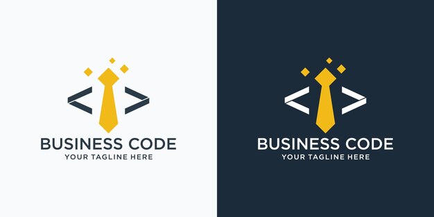programming code technology logo vector template