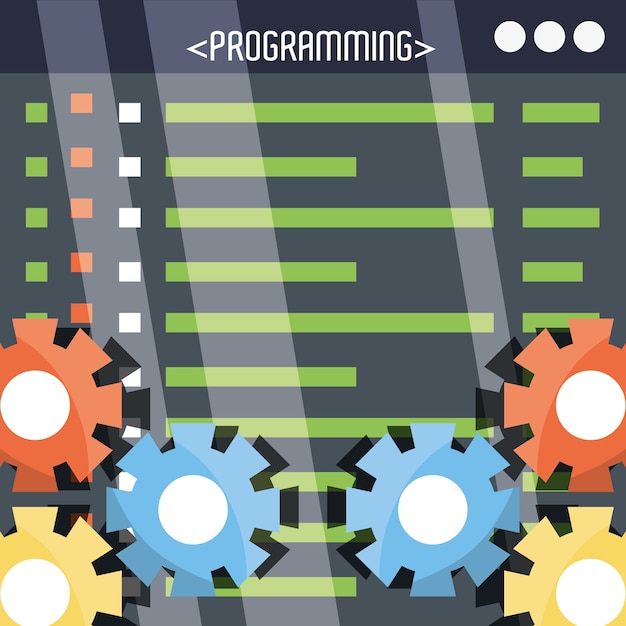 programming and coding concept language