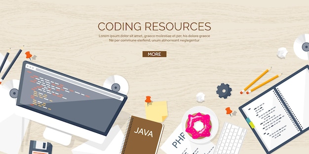 programming and coding flat computing background code hardware software web development seo search
