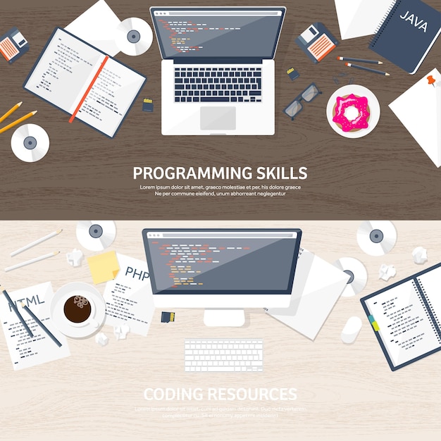 programming and coding flat computing background code hardware software web development seo search