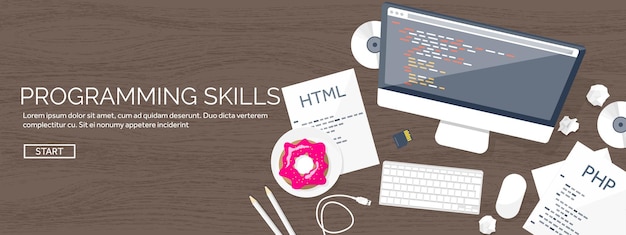 programming and coding flat computing background code hardware software web development seo search