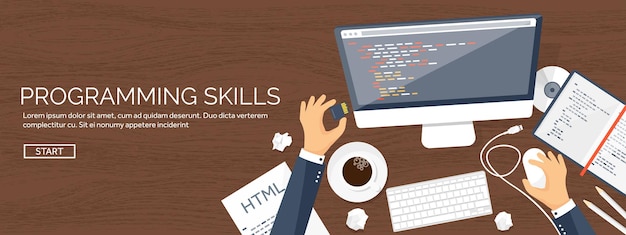 programming and coding flat computing background code hardware software web development seo search