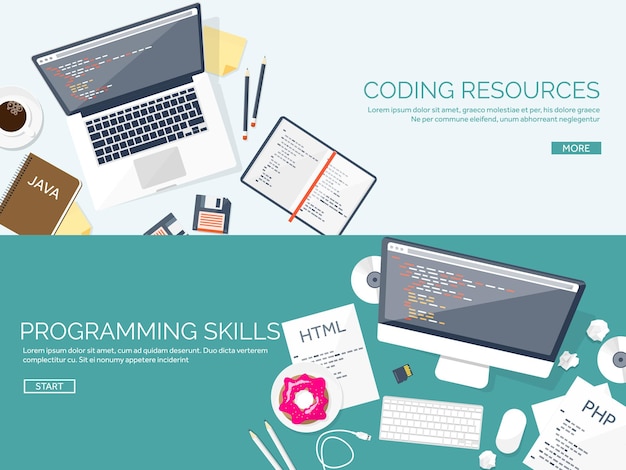 programming and coding flat computing background code hardware software web development seo search
