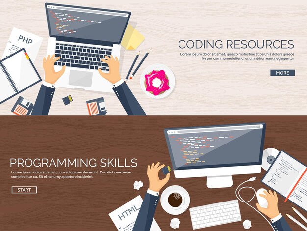 programming and coding flat computing background code hardware software web development seo search