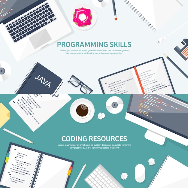 programming and coding flat computing background code hardware software web development seo search