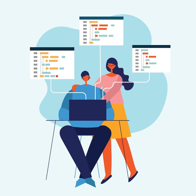 programming and coding, website development, web design.