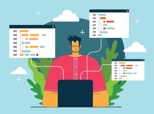 programming and coding, website development