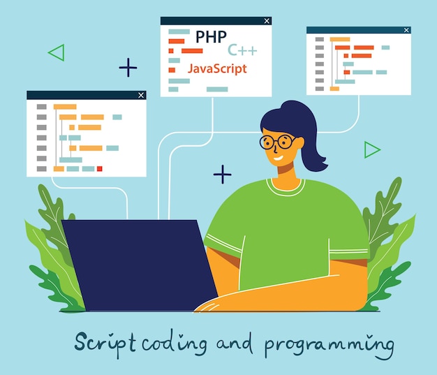 programming and coding, website development