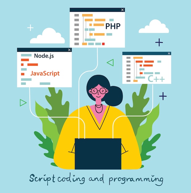 programming and coding, website development