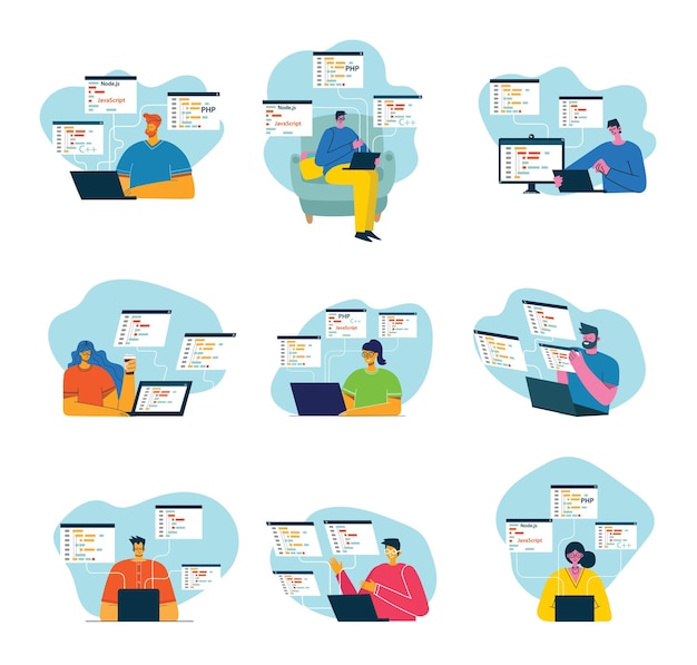programming and coding, website development