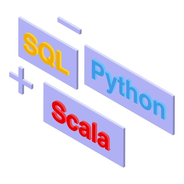 SQL pythonとscalaとのプログラミング言語の組み合わせ