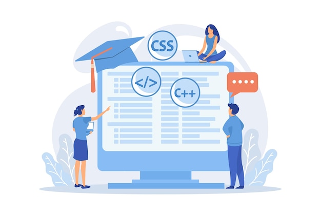 programming languages learning. software coding courses, website development class, script writing.