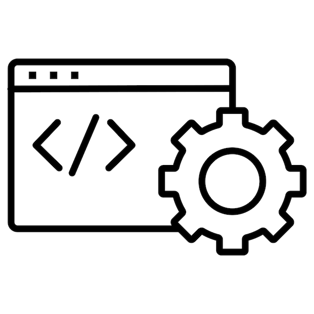 programming settings vector illustration