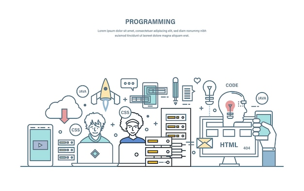 programming software development in highlevel languages and coding