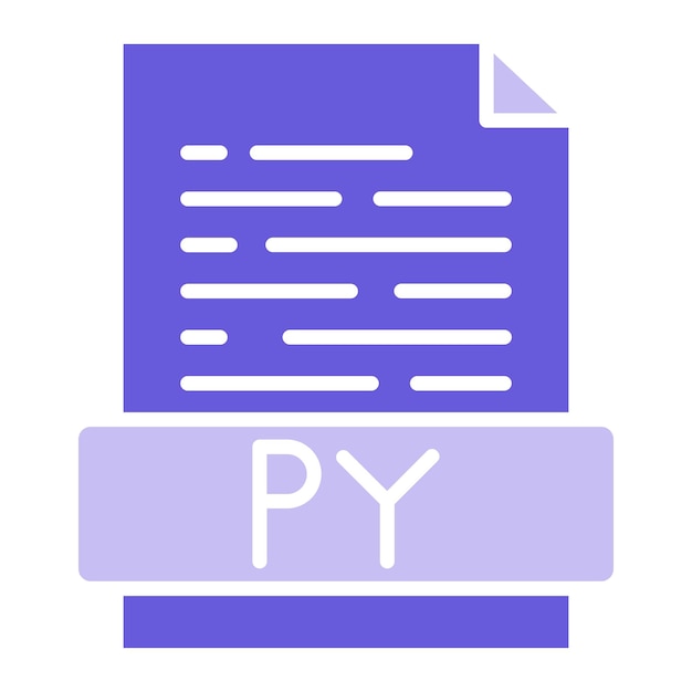 python file vector illustration