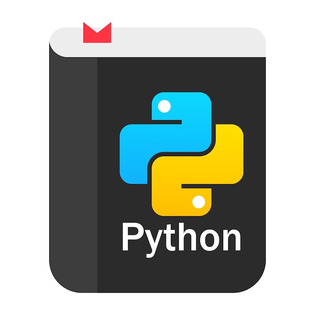 python programming language tutorial textbook red bookmark writing programs coding programmer manual software development developer express courses studying education educational materials