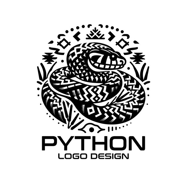 python vector logo design