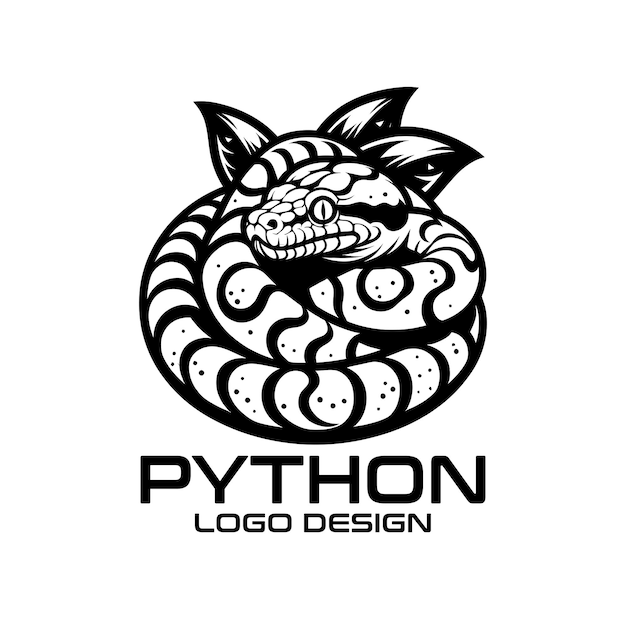 python vector logo design