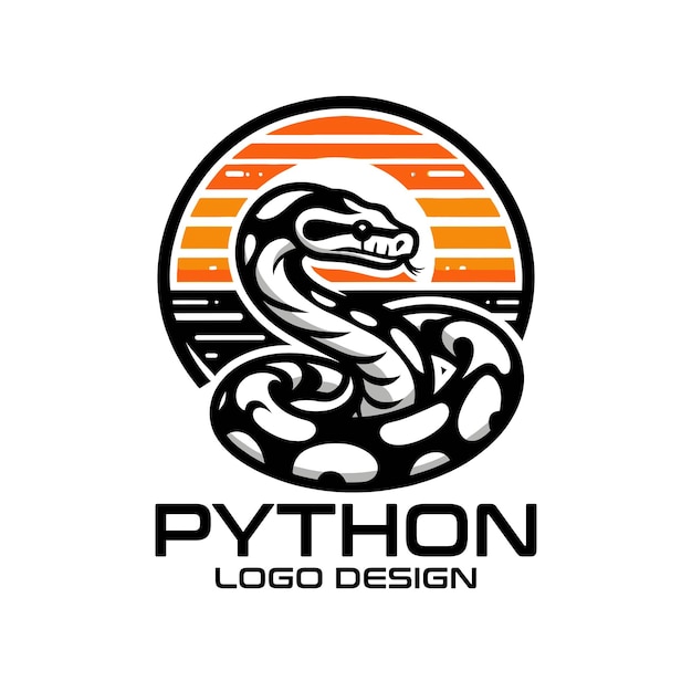 python vector logo design