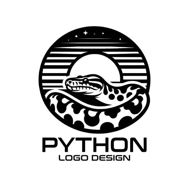 python vector logo design