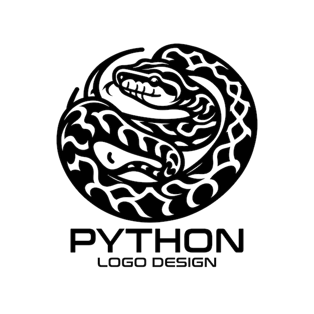 python vector logo design