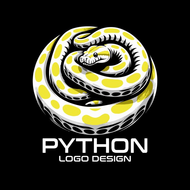 python vector logo design