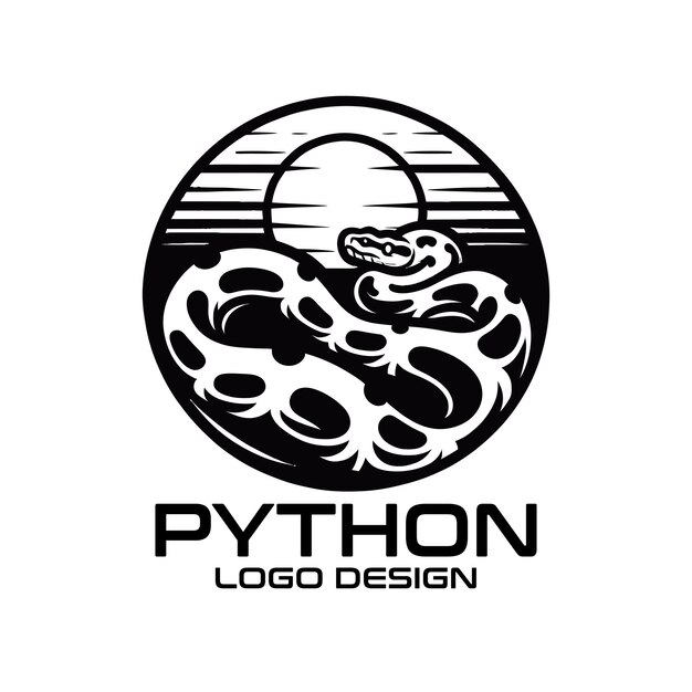 python vector logo design