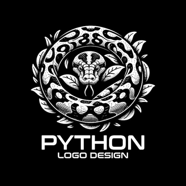 python vector logo design