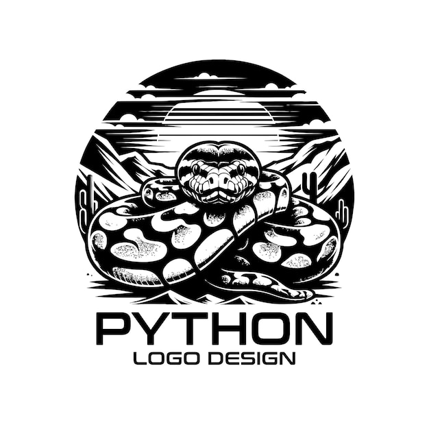 python vector logo design