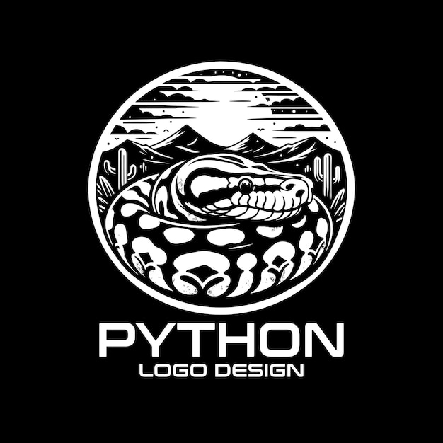 python vector logo design