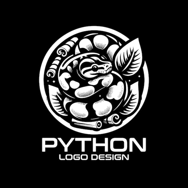 python vector logo design