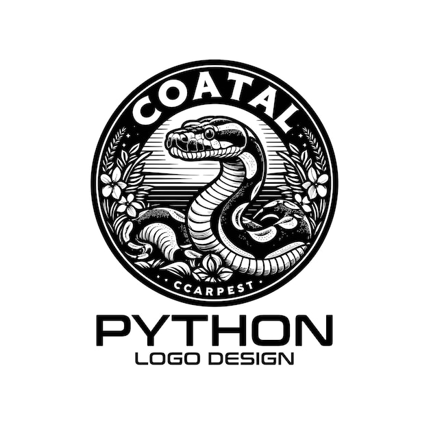 python vector logo design