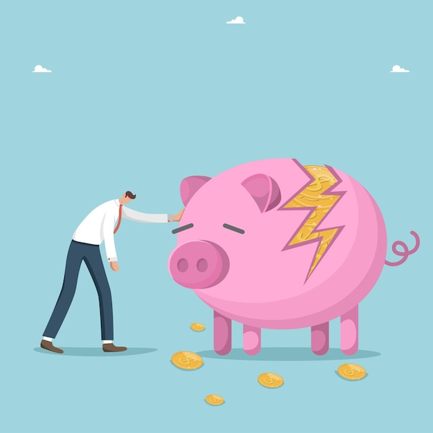 recession and economic crisis inflation or decrease in the value of money