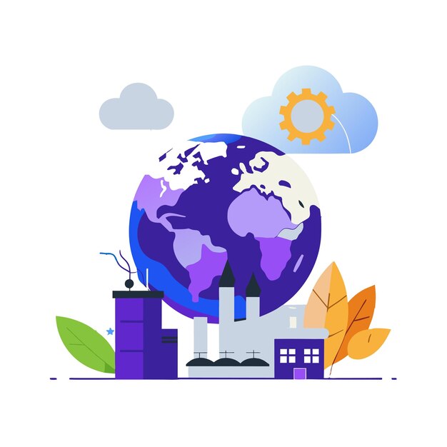 reduce carbon footprint decrease emission pollution factory