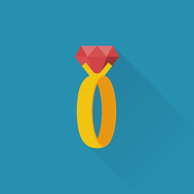 ruby on the ring vector