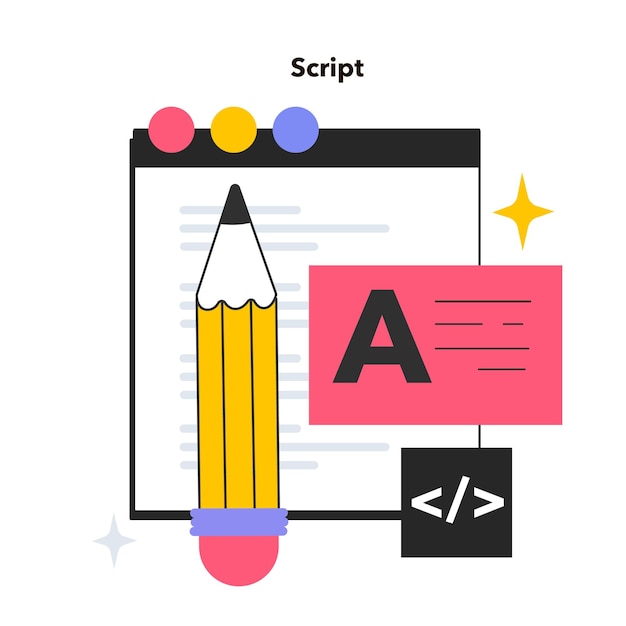 script software development and web programming cms architecture program or sequence of instructions