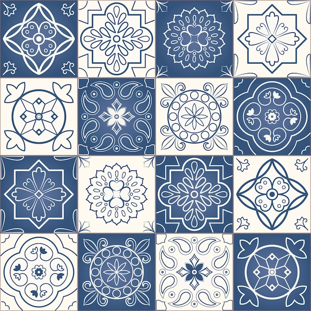 seamless patchwork pattern