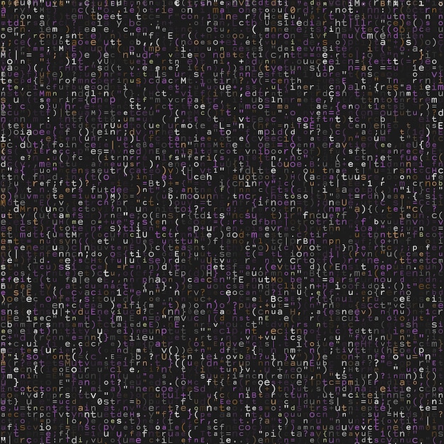 seamless pattern with program code 