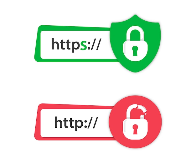 보안 연결. 보안 SSL 방패 및 자물쇠 기호. http https. 안전하고 안전한 웹 브라우징. 안전하고 안전한 https