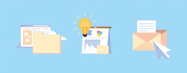 set of icons website code , user interface elements and workflow objects