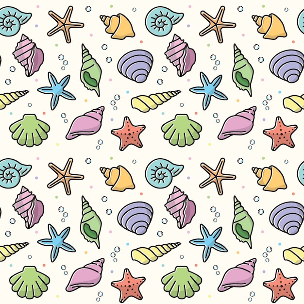 shell pattern background