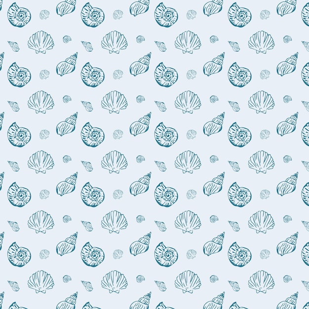 shells pattern ocean pattern
