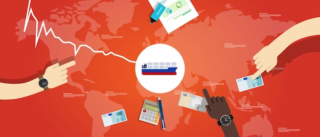 shipping price fee cost of delivery logistics decrease going down in crisis export import