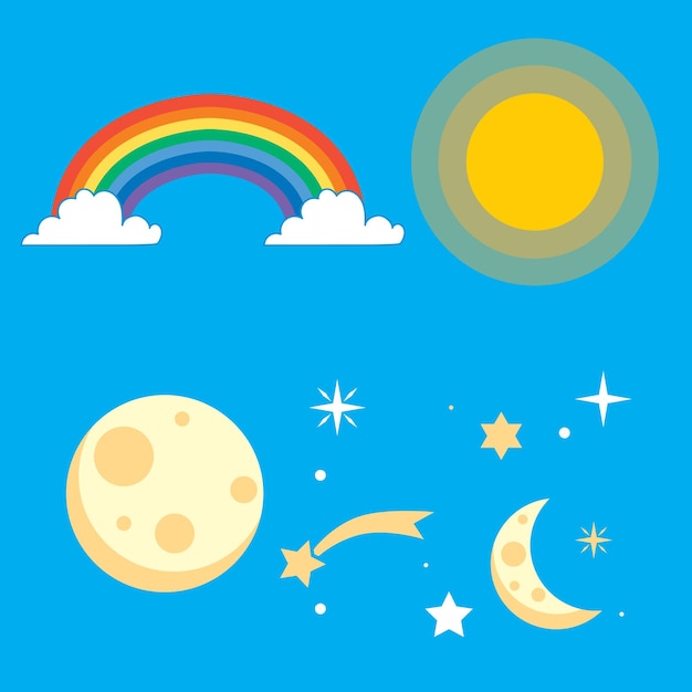sky vector elements
