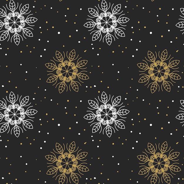 snowflake pattern