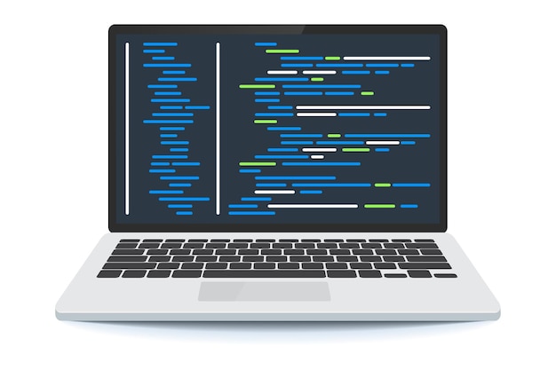 ソフトウェア コーディングの概念。 Java コードのデジタル テキスト。画面上のデジタル プログラム コード。