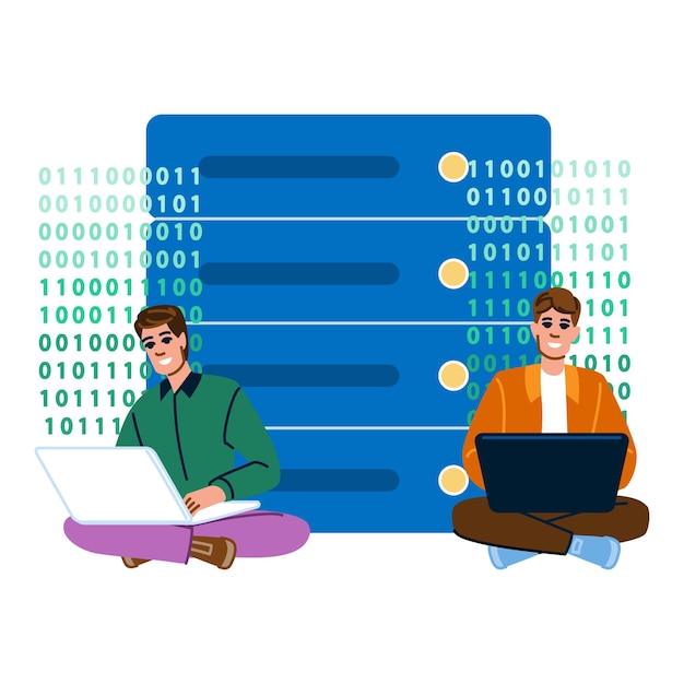 software coding database vector