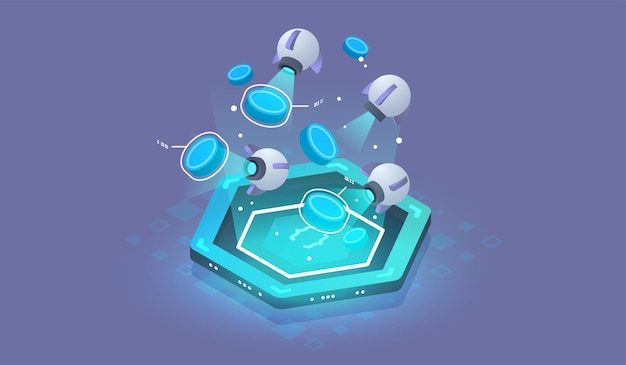 software development, concept of programming, data processing. isometric vector illustration.