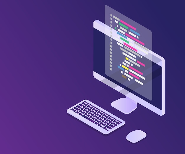 software programming coding concept