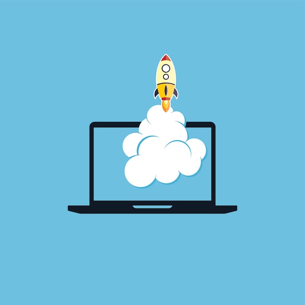 start up program rocket computer boot program